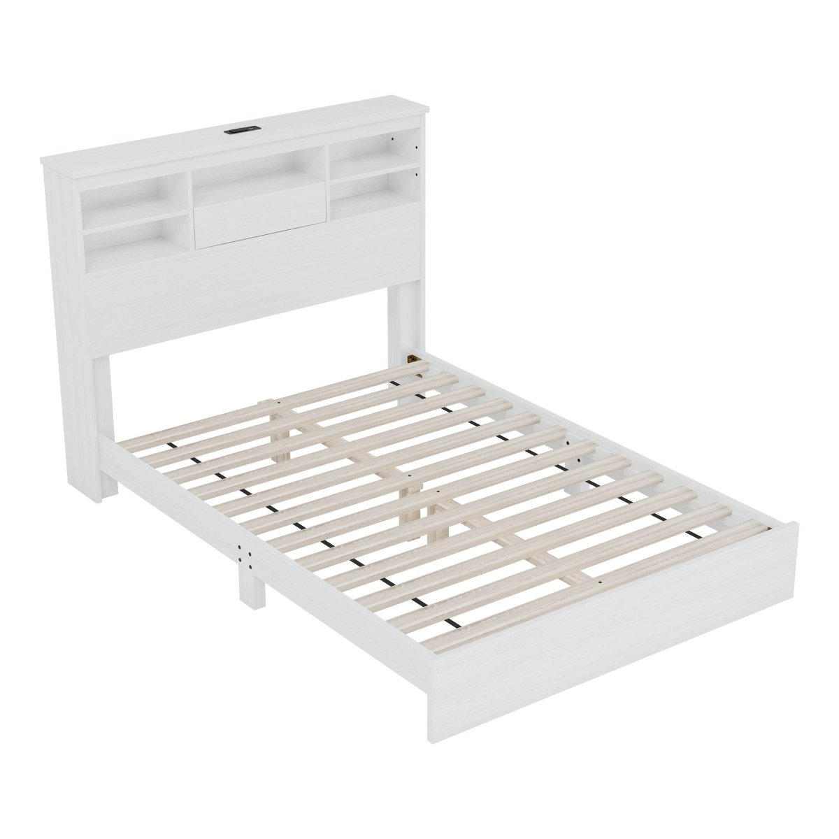 4-Piece American Traditional White Solid Wood Bedroom Set - Omega Lifestyles