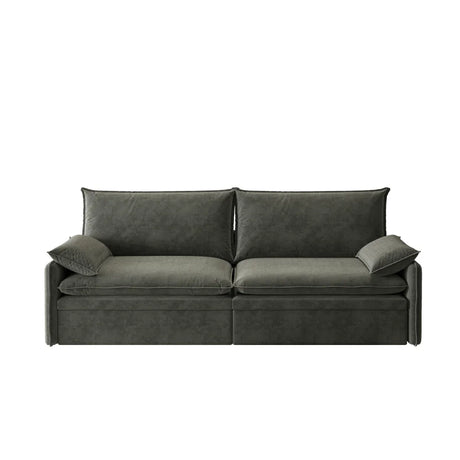 4-Seat Convertible Sleeper Sofa Bed With Storage USB Port - Omega Lifestyles