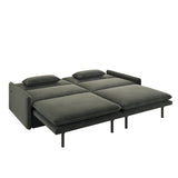4-Seat Convertible Sleeper Sofa Bed With Storage USB Port - Omega Lifestyles