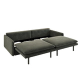 4-Seat Convertible Sleeper Sofa Bed With Storage USB Port - Omega Lifestyles