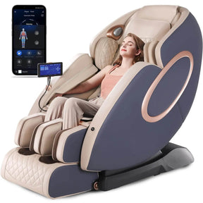 4D Zero Gravity SL-Track Full Body Shiatsu Massage Chair - Omega Lifestyles