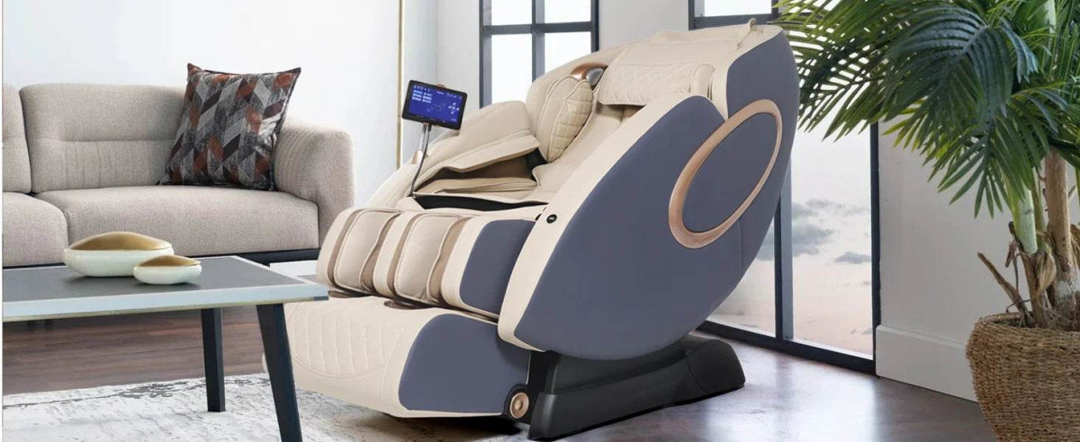 4D Zero Gravity SL-Track Full Body Shiatsu Massage Chair - Omega Lifestyles
