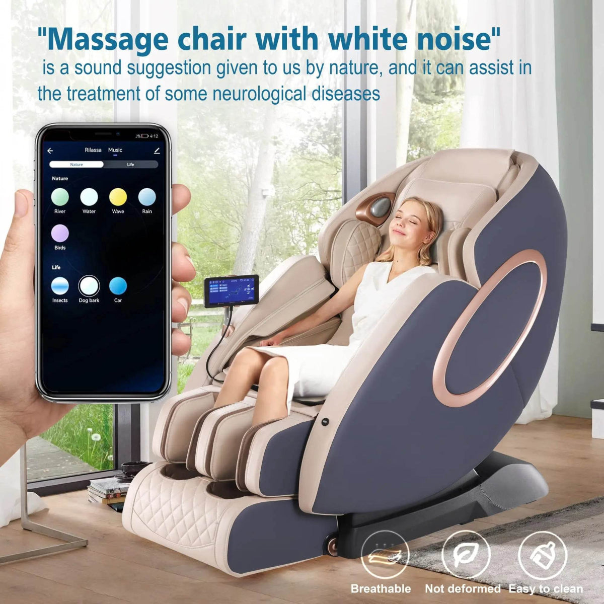 4D Zero Gravity SL-Track Full Body Shiatsu Massage Chair - Omega Lifestyles