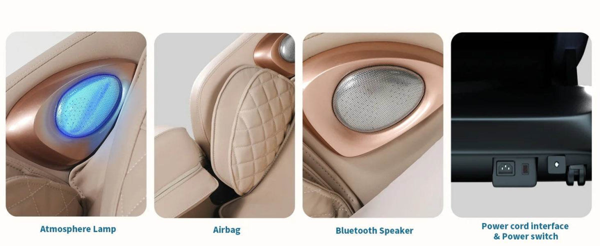 4D Zero Gravity SL-Track Full Body Shiatsu Massage Chair - Omega Lifestyles