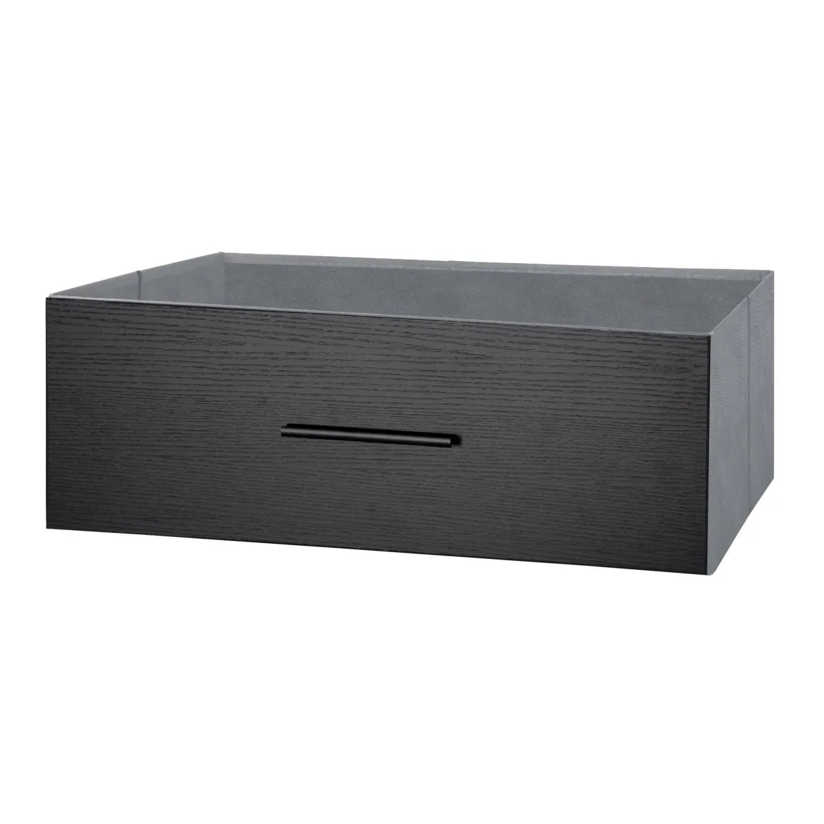 5-Drawer Modern Fabric Storage Dresser Black - Omega Lifestyles