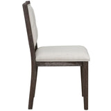 5-Piece Extendable Round Dining Table Set With Upholstered Chairs - Omega Lifestyles