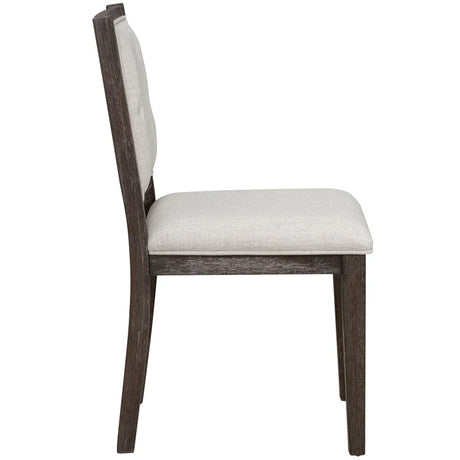 5-Piece Extendable Round Dining Table Set With Upholstered Chairs - Omega Lifestyles