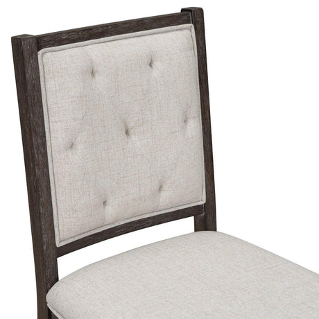 5-Piece Extendable Round Dining Table Set With Upholstered Chairs - Omega Lifestyles