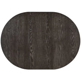 5-Piece Extendable Round Dining Table Set With Upholstered Chairs - Omega Lifestyles