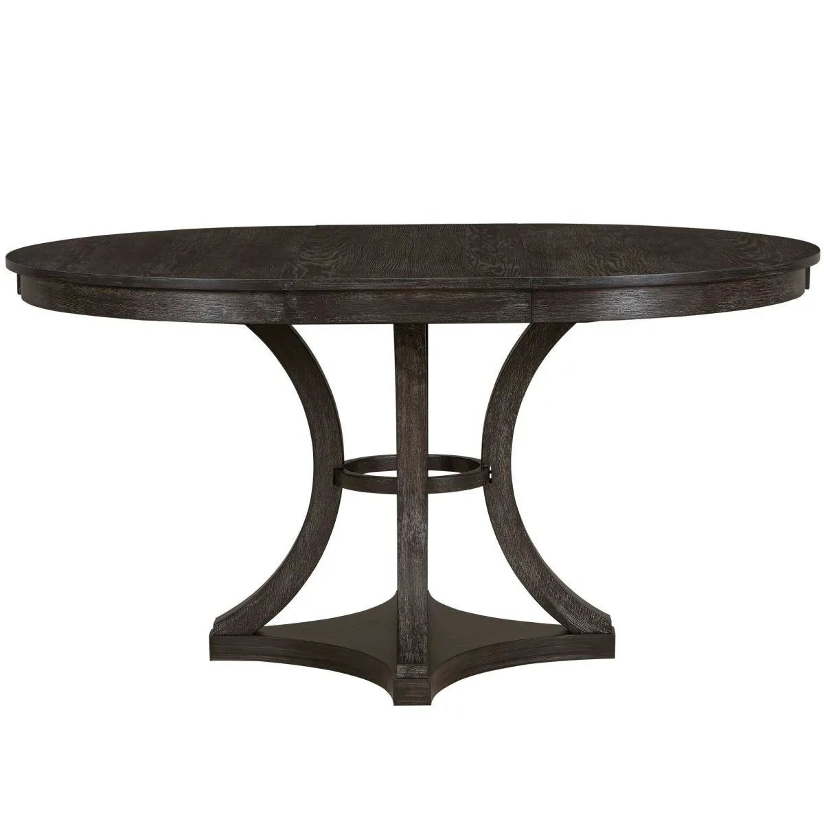 5-Piece Extendable Round Dining Table Set With Upholstered Chairs - Omega Lifestyles