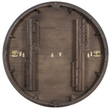 5-Piece Extendable Round Dining Table Set With Upholstered Chairs - Omega Lifestyles