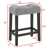 59-Inch Industrial Solid Wood Bar Table And Stools Set - Omega Lifestyles