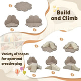 6-Piece Colorful Soft Foam Blocks Activity Play Set - Omega Lifestyles