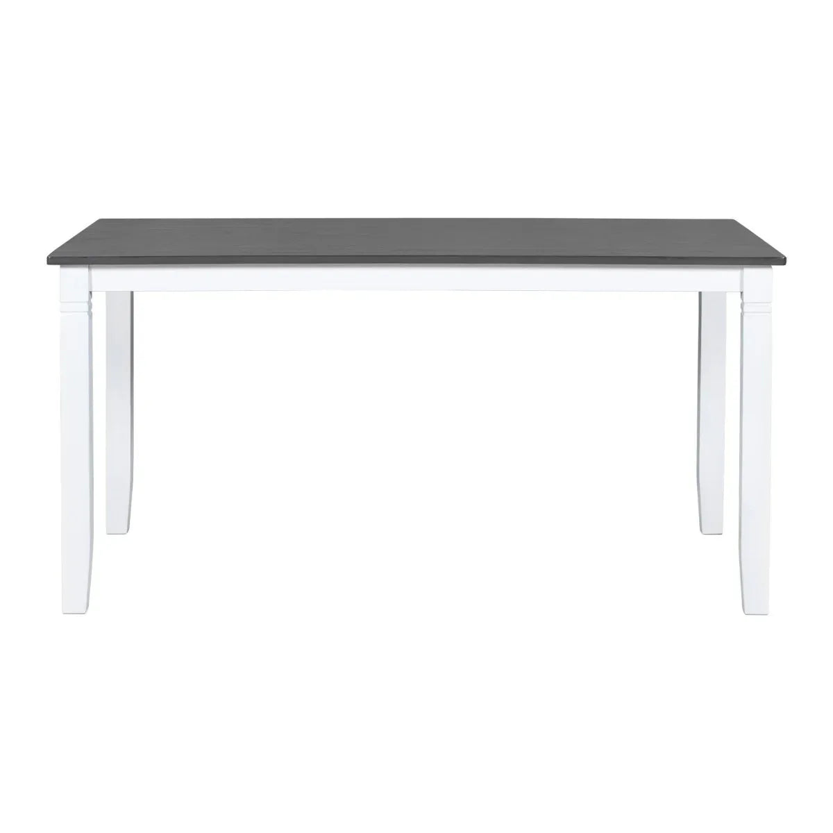 6-Piece Farmhouse Solid Wood Dining Table Set With Upholstered Bench - Omega Lifestyles