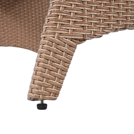 6-Piece Outdoor PE Rattan Patio Furniture Set With Cushions - Omega Lifestyles