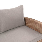 6-Piece Outdoor PE Rattan Patio Furniture Set With Cushions - Omega Lifestyles