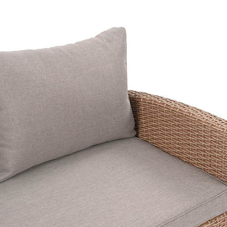 6-Piece Outdoor PE Rattan Patio Furniture Set With Cushions - Omega Lifestyles