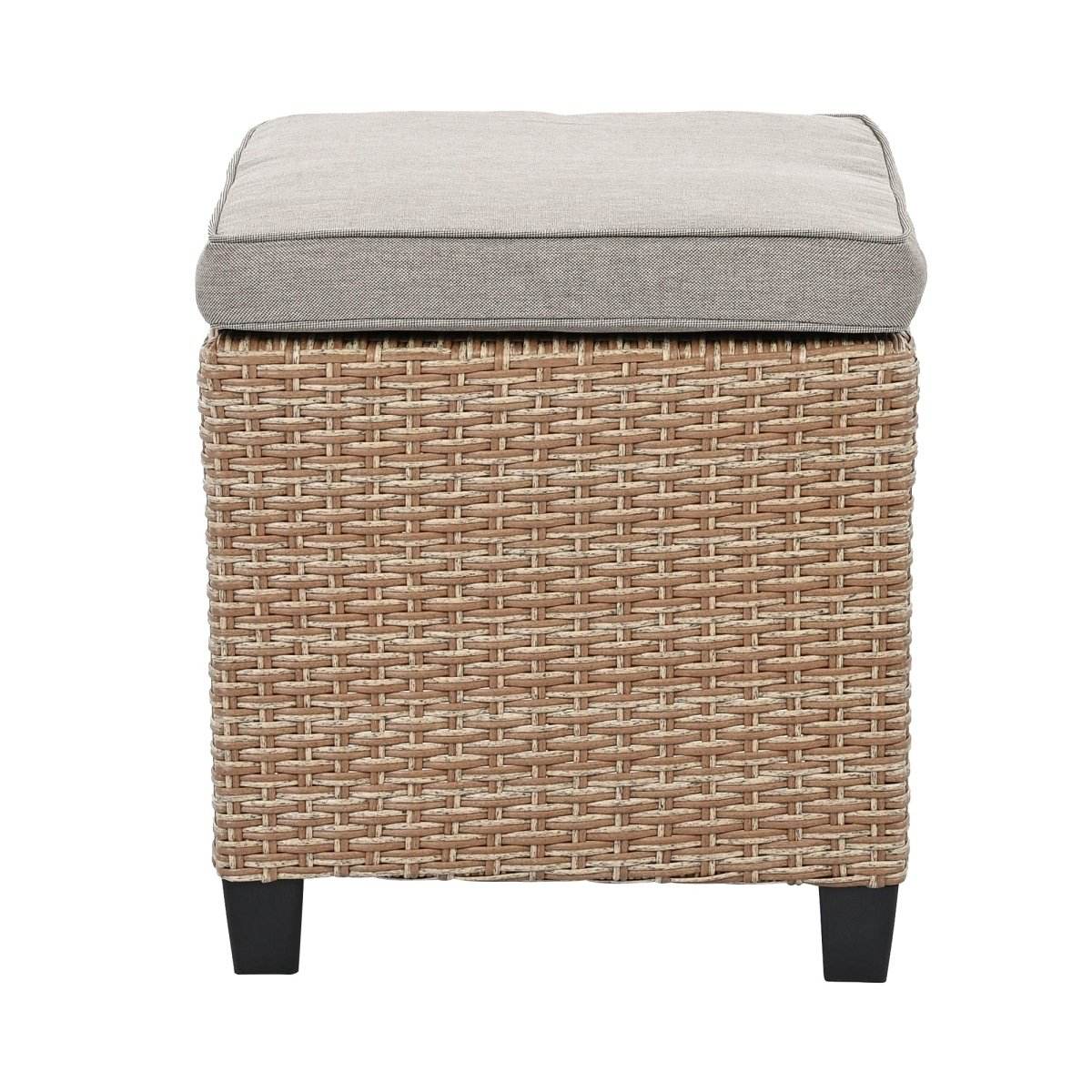 6-Piece Outdoor PE Rattan Patio Furniture Set With Cushions - Omega Lifestyles