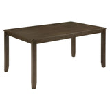 6-Piece Rustic Wooden Dining Table Set With Bench And Chairs - Omega Lifestyles