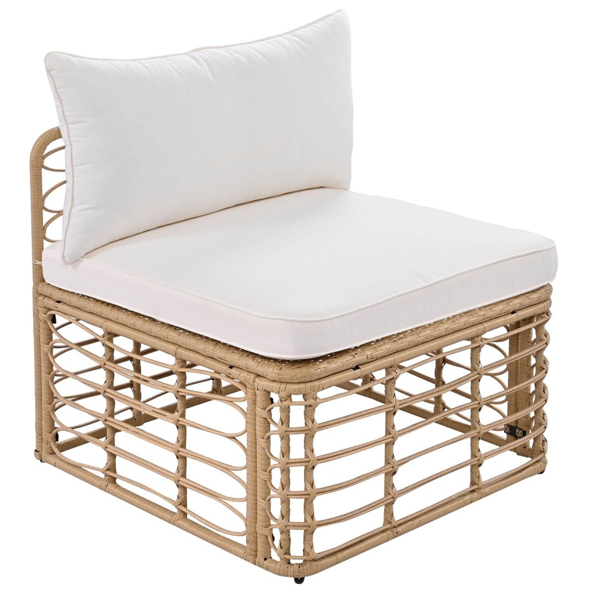 7-Piece All-Weather Wicker Outdoor Patio Sofa Set - Sleep Galleria