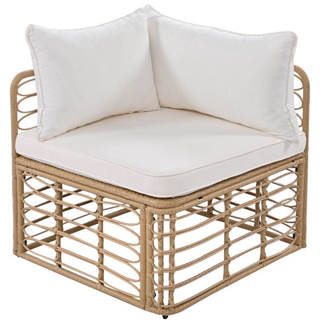 7-Piece All-Weather Wicker Outdoor Patio Sofa Set - Sleep Galleria