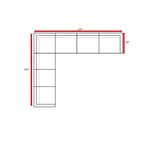 7 - Piece Modular Brown Wicker Outdoor Sectional Seating Group - Driftwood - Omega Lifestyles