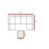 7 - Piece Weather - Resistant Wicker Outdoor Patio Sofa Set - Driftwood - Omega Lifestyles