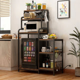 7-Tier Multifunctional Mini Fridge And Microwave Storage Rack - Omega Lifestyles