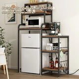 7-Tier Multifunctional Mini Fridge And Microwave Storage Rack - Omega Lifestyles