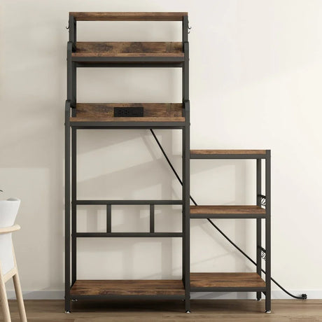 7-Tier Multifunctional Mini Fridge And Microwave Storage Rack - Omega Lifestyles