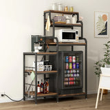 7-Tier Multifunctional Mini Fridge And Microwave Storage Rack - Omega Lifestyles