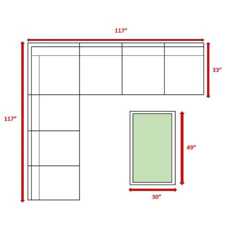 8 - Piece Weather - Resistant Mixed Gray Wicker Patio Seating Set - Driftwood - Omega Lifestyles