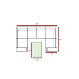 9 - Piece Outdoor Wicker Patio Set With Cushions - Driftwood - Omega Lifestyles