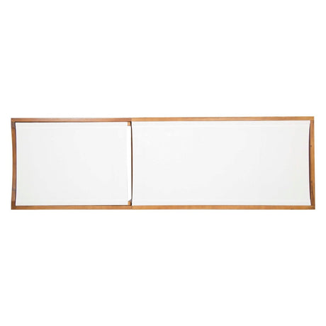 Acacia Wood Outdoor Mesh Teak Finish Chaise Lounge - Driftwood - Omega Lifestyles