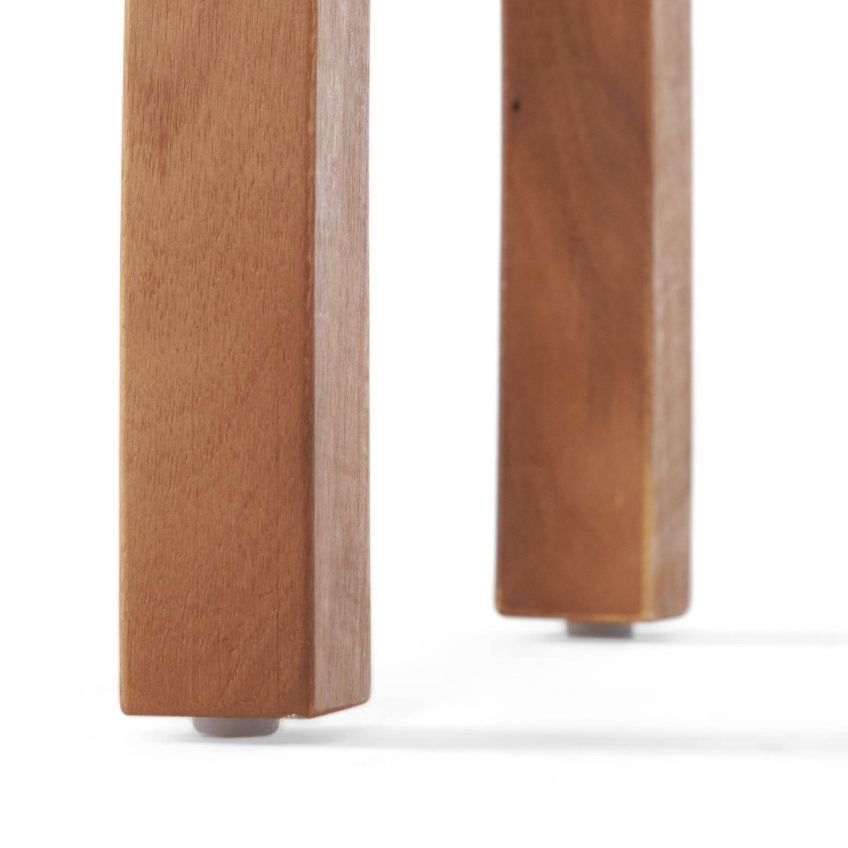 Acacia Wood Teak Outdoor Slatted Side Table - Driftwood - Omega Lifestyles