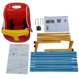 Baby Toddler Indoor Outdoor Metal Safety Swing Set - Omega Lifestyles