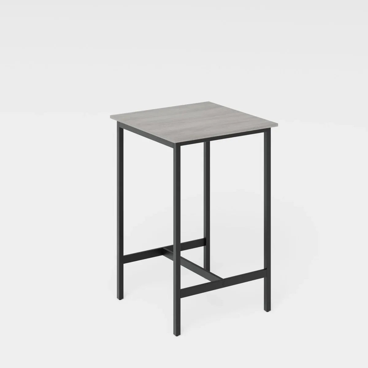 Bar Table Set With 2 Grey MDF Stools - Omega Lifestyles