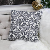 Baroque Skull 20x20 Inch Polyester Throw Pillow - Driftwood - Omega Lifestyles