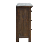 Brown 7 - Drawer Engineered Wood Traditional Style Dresser - Driftwood - Omega Lifestyles