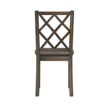 Brown Engineered Wood 5 Piece Dining Table Set - Driftwood - Omega Lifestyles