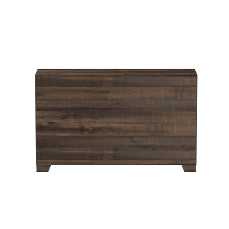 Brown Engineered Wood 6 - Drawer Casual Style Dresser - Driftwood - Omega Lifestyles