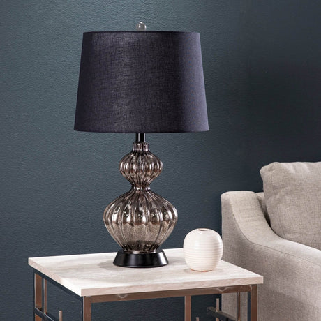 Classic Two-Tone Glass Mercury Table Lamp - Sleep Galleria