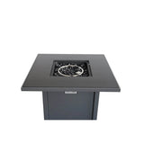 Contempo 30 - Inch Steel Propane Fire Pit Table - Driftwood - Omega Lifestyles