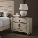 Contemporary Rustic 4-Piece Wood Bedroom Set - Sleep Galleria