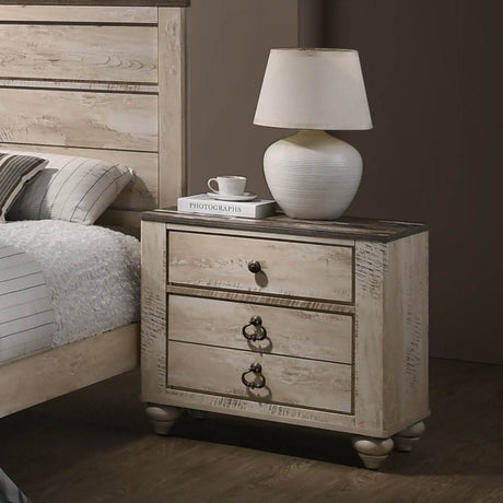 Contemporary Rustic 4-Piece Wood Bedroom Set - Sleep Galleria