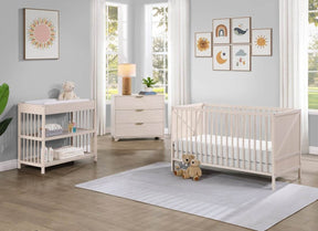 Convertible 3-in-1 Wood Baby Crib With Adjustable Heights - Omega Lifestyles