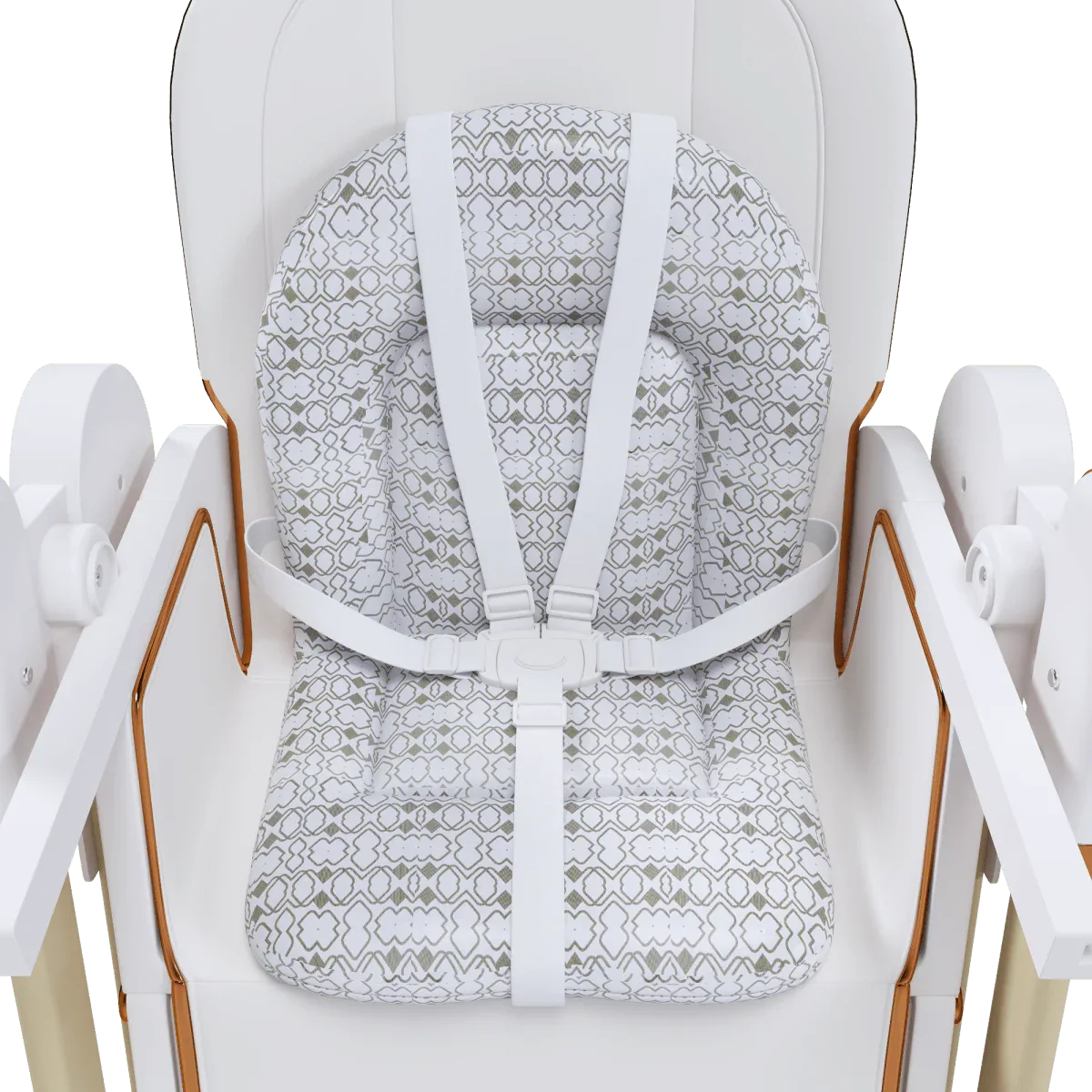 Convertible Baby High Chair To Rocker With 5-Point Harness - Omega Lifestyles