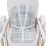 Convertible Baby High Chair To Rocker With 5-Point Harness - Omega Lifestyles