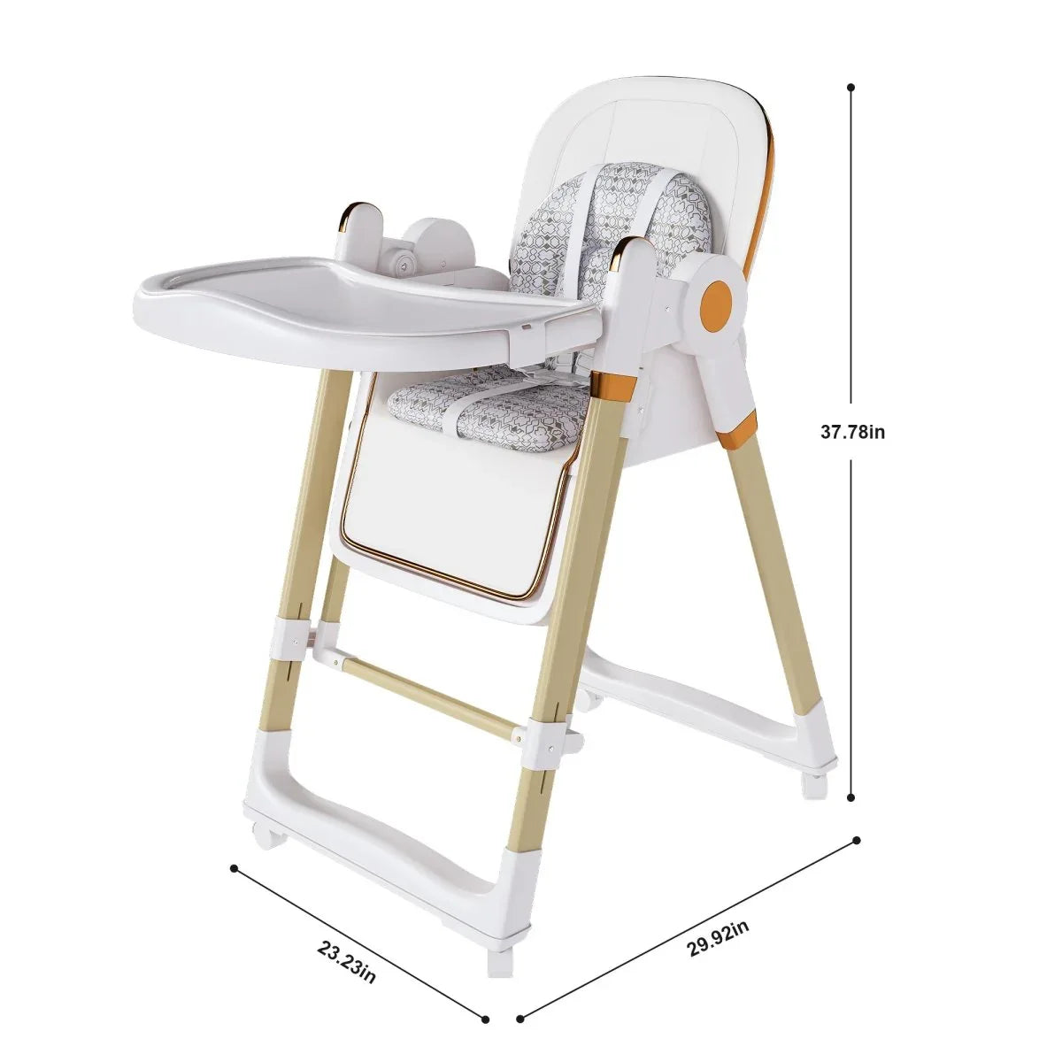 Convertible Baby High Chair To Rocker With 5-Point Harness - Omega Lifestyles