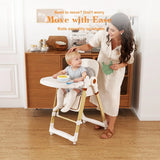 Convertible Baby High Chair To Rocker With 5-Point Harness - Omega Lifestyles